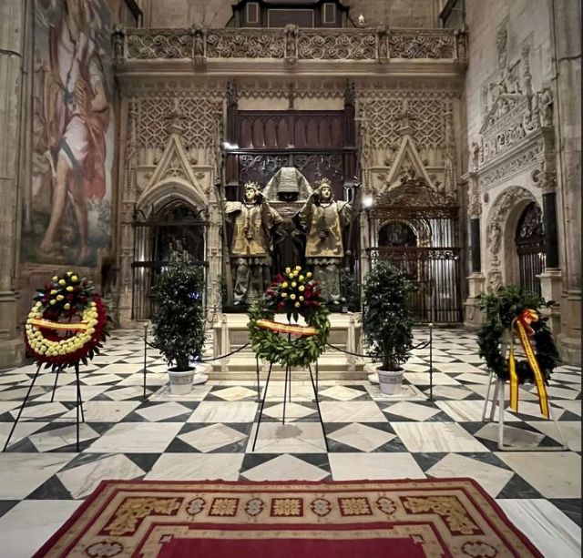 España. Sevilla conmemora el Día de la Hispanidad con actos religiosos y un tributo a Cristóbal Colón en la Catedral - 1, Foto 1