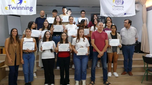 El IES Felipe II de Mazarrn arrasa en los Premios Europeos eTwinning 2024, Foto 1