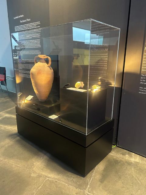 Nota de prensa El Museo Nacional de Arqueología Subacuática ARQVA muestra un ánfora procedente del pecio de Ses Fontanelles Nota de prensa El Museo Nacional de Arqueología Subacuática ARQVA muestra un ánfora procedente del pecio de Ses Fontanelles