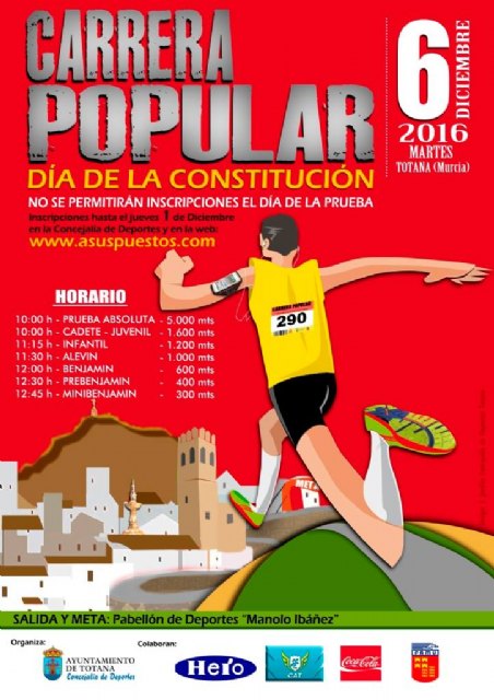 No te quedes sin dorsal para la Carrera Popular 