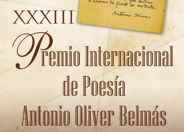 Se desvela el fallo del Premio de Poesía Antonio Oliver Belmás - 1, Foto 1