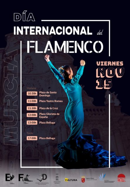 Fandangos, soleás y bulerías toman las plazas de Murcia para conmemorar el Día Internacional del Flamenco - 1, Foto 1