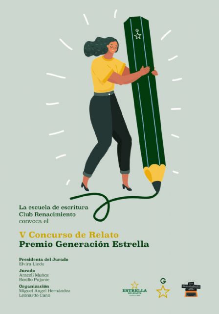 El jurado da a conocer los 10 finalistas del V Concurso de Relato Club Renacimiento-Premio Generación Estrella - 1, Foto 1