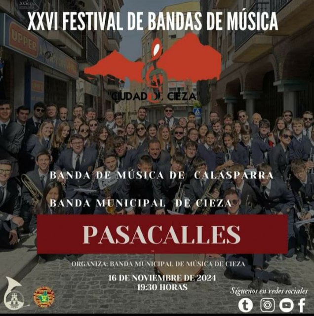 El Teatro Capitol acogerá este sábado el XXVI Festival de Bandas de Música - 1, Foto 1