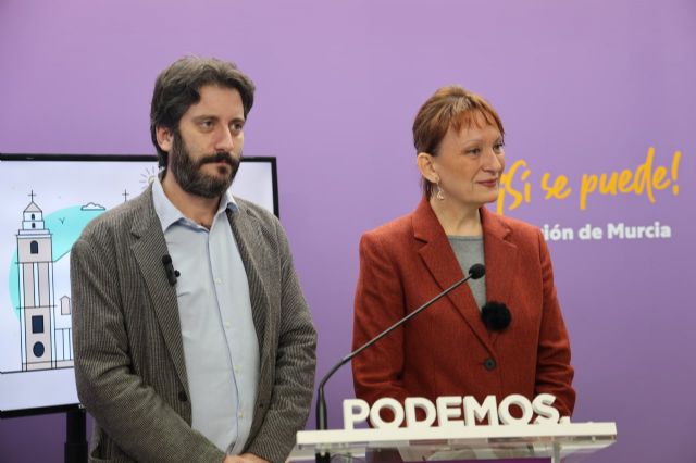 Podemos enmienda los presupuestos regionales para ampliar el tranvía al Carmen y la FEVE de Cartagena - 2, Foto 2