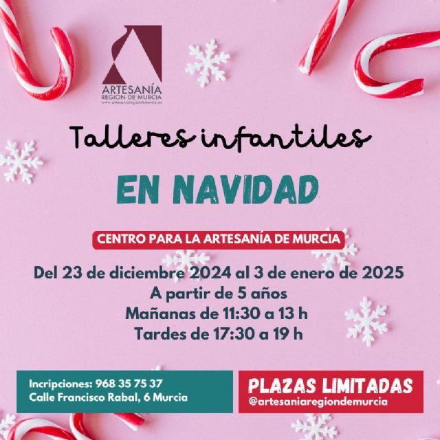 El Centro Regional de Artesanía de Murcia organiza talleres infantiles para Navidad - 1, Foto 1