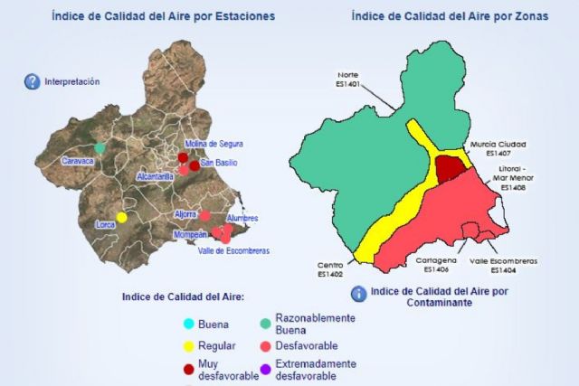 Cartagena activa el protocolo de contaminación por la intrusión de polvo sahariano - 1, Foto 1