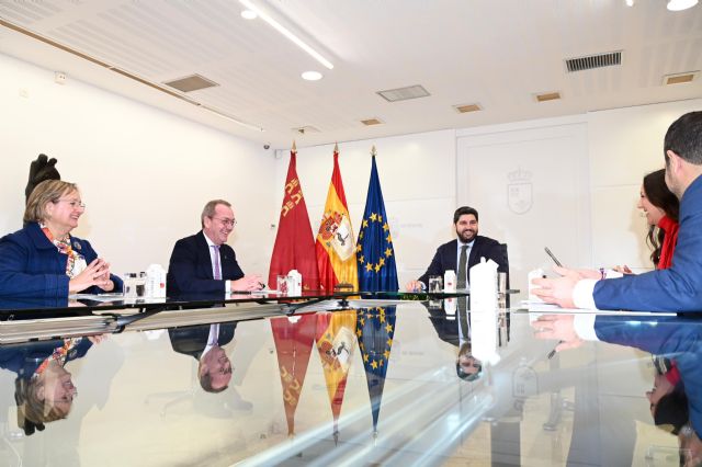 López Miras recibe en San Esteban al Paso Blanco de Lorca para hablar sobre sus próximos proyectos - 1, Foto 1