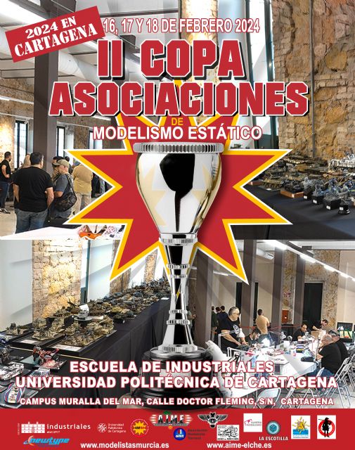 La Escuela de Industriales de la UPCT acoge la II Copa de Asociaciones de Modelismo Estático - 1, Foto 1