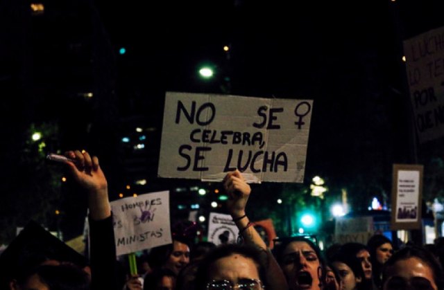 Fotografías de Francisco Cortés (@francortescdp) durante la marcha del 8M en la ciudad de Murcia., Foto 1