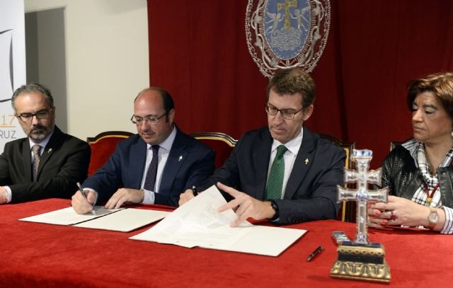 Murcia y Galicia estrechan la colaboración para unir los caminos de la Cruz de Caravaca y Santiago de Compostela - 1, Foto 1