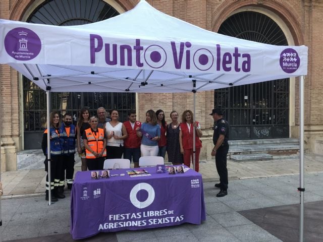 El Ayuntamiento de Murcia promueve un Bando de la Huerta y Entierro de la Sardina sin violencias machistas con la instalación de dos Puntos Violeta - 1, Foto 1