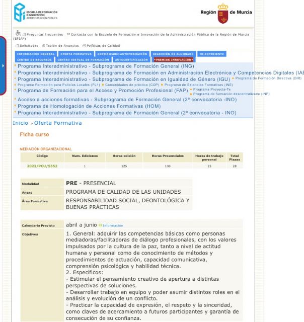 La Comunidad realiza una acción pionera de formación sobre 'Mediación organizacional' - 1, Foto 1