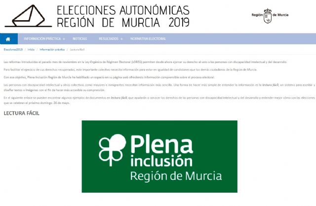 La Comunidad y Plena Inclusión ofrecen información accesible sobre las elecciones autonómicas a personas con discapacidad - 1, Foto 1