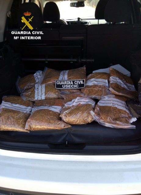 La Guardia Civil se incauta en Murcia de 10 kilos de picadura de tabaco de contrabando - 2, Foto 2