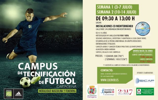 El plazo de inscripciones para el Campus de Verano de Coerver Coaching en Urbanizacion Mediterraneo ya esta abierto - 1, Foto 1