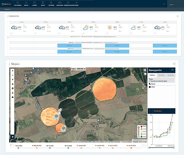 Hidrosoph presenta novedades en su software de gestión de riego Irristrat - 1, Foto 1