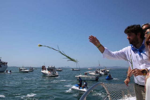 López Miras participa en la romería de la Virgen del Carmen en San Pedro del Pinatar - 3, Foto 3