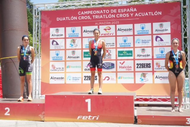 Gran balance de medallas para los deportistas murcianos en los Nacionales de Duatlón Cros, Acuatlón y Triatlón Cros celebrados en Almazán - 2, Foto 2