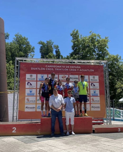 Gran balance de medallas para los deportistas murcianos en los Nacionales de Duatlón Cros, Acuatlón y Triatlón Cros celebrados en Almazán - 5, Foto 5