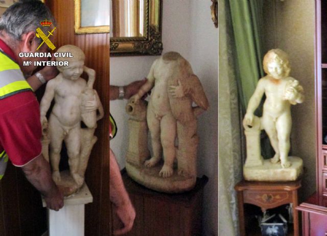 La Guardia Civil recupera tres estatuas de origen Romano en Lorca y Cartagena - 3, Foto 3