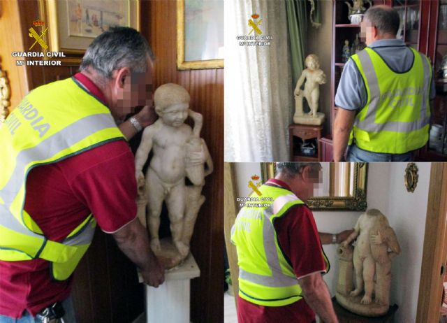 La Guardia Civil recupera tres estatuas de origen Romano en Lorca y Cartagena - 4, Foto 4