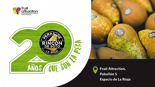 La DOP Peras de Rincón de Soto celebra 20 años de sabor premium y buena salud en Fruit Attraction - 1, Foto 1