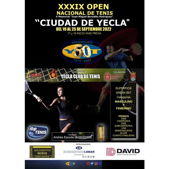 XXXIX open de nacional de tenis - 1, Foto 1