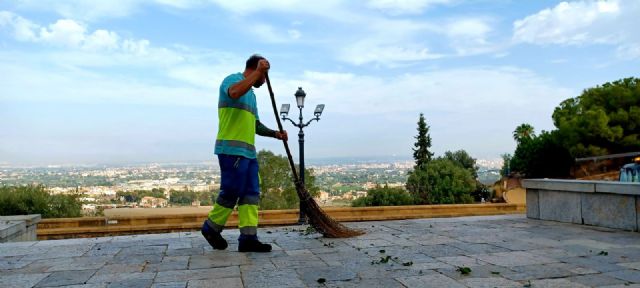 Arranca el dispositivo especial de limpieza de la Romería de la Virgen de la Fuensanta con más de 70 operarios - 4, Foto 4