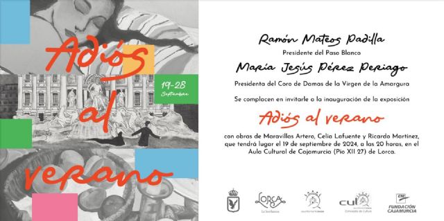 El Coro de Damas de la Virgen de la Amargura organiza la exposición Adiós al verano, con tres jóvenes artistas locales - 2, Foto 2