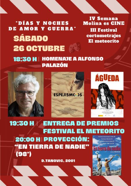 La IV Semana MOLINA ES CINE se celebra del 21 al 26 de octubre en el Auditorio Virginia Martínez Fernández - 4, Foto 4