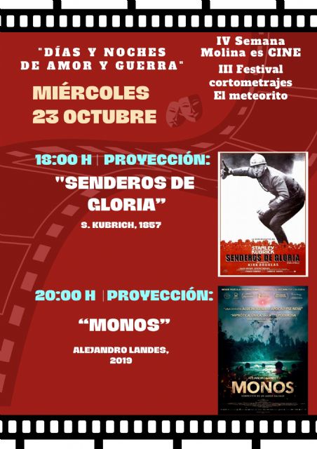 La IV Semana MOLINA ES CINE se celebra del 21 al 26 de octubre en el Auditorio Virginia Martínez Fernández - 5, Foto 5