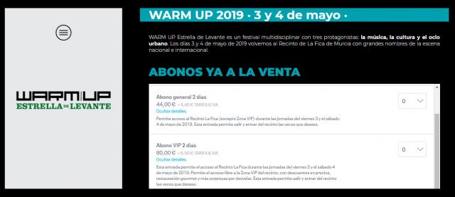 Cs exige al Gobierno regional explicaciones sobre el retraso en la adjudicación del festival WARM UP - 1, Foto 1