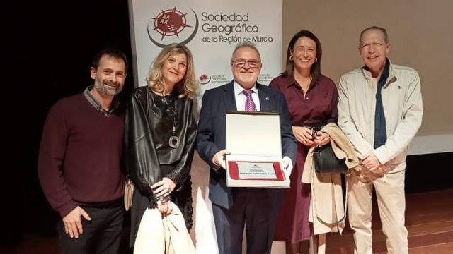 Joaquín Salmerón Juan, diploma como miembro de honor de la Sociedad Geográfica de la Región de Murcia - 1, Foto 1