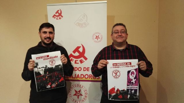 El Partido Comunista inicia una campaña contra la precariedad laboral en la región de Murcia - 1, Foto 1