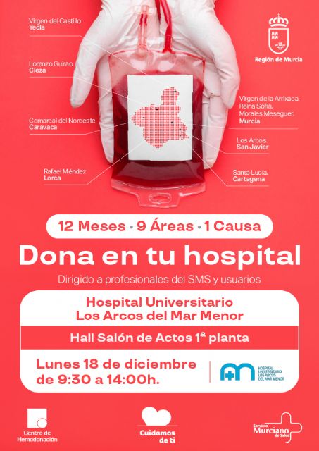 El Centro Regional de Hemodonación lanza una campaña de captación de donantes durante la Navidad - 1, Foto 1