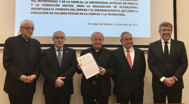 El Vaticano, con la UCAM e Incyde, forma en emprendimiento y empleo a las familias de los países más desfavorecidos - 1, Foto 1