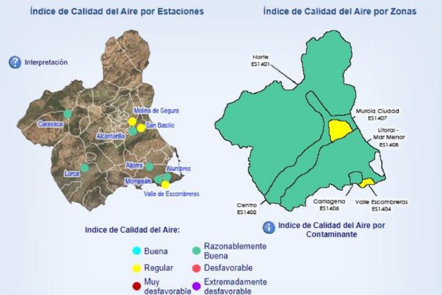 Desactivado el protocolo de contaminación en Cartagena al mejorar la calidad del aire - 1, Foto 1