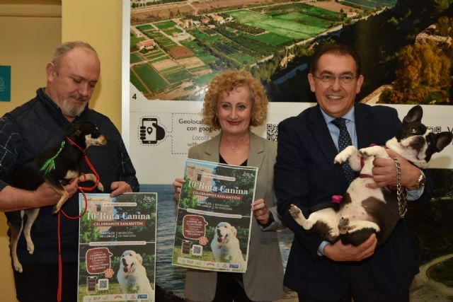 Lorca acoge el domingo la X edición de ´La ruta canina al Castillo´ con motivo de San Antón - 1, Foto 1