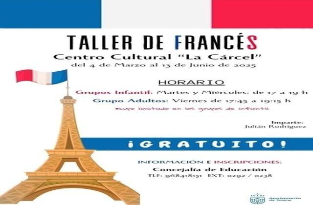 Se oferta un Taller de Francés gratuito