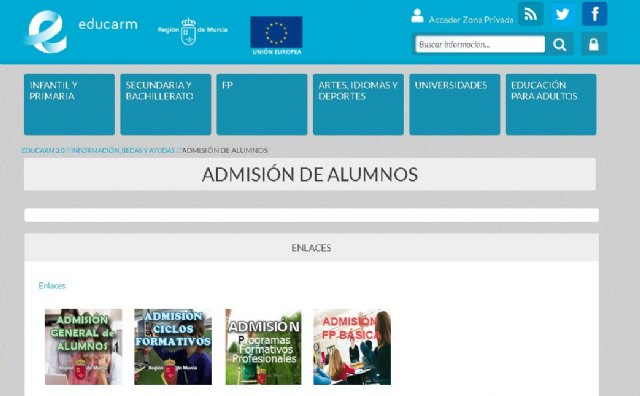 Educación facilita la presentación de instancias para el proceso de admisión de alumnos - 1, Foto 1