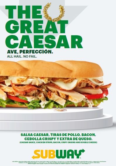 ¡ave! subway presenta the great caesar - 1, Foto 1