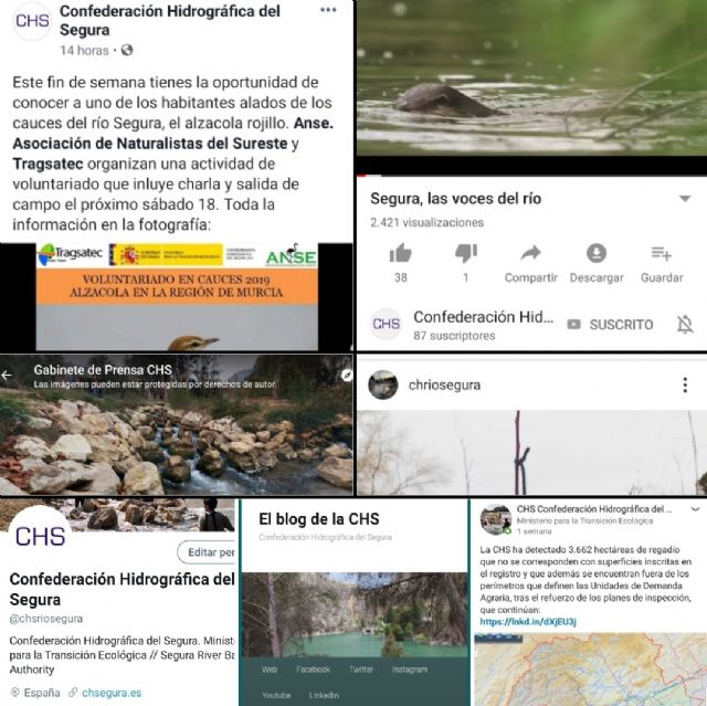 La CHS consolida su posición de liderazgo en redes sociales entre los organismos de cuenca de España - 1, Foto 1