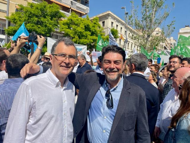 Ballesta respalda las reivindicaciones de los regantes en defensa del Trasvase Tajo-Segura - 1, Foto 1