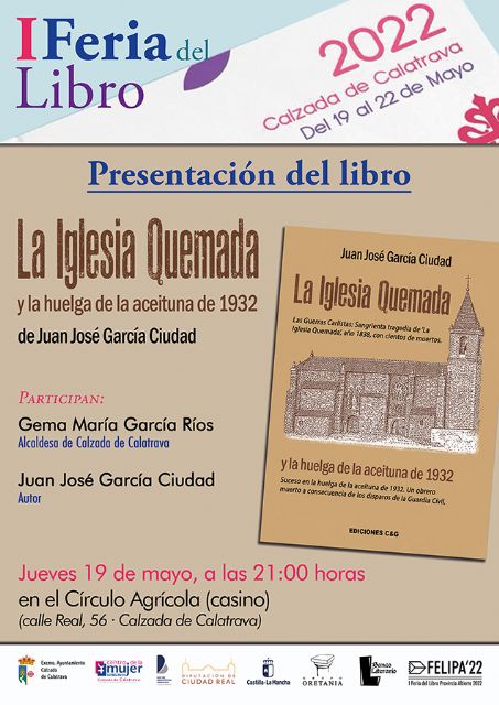 Juan José García Ciudad protagonista del primer día de la Feria del Libro de Calzada de Calatrava - 1, Foto 1