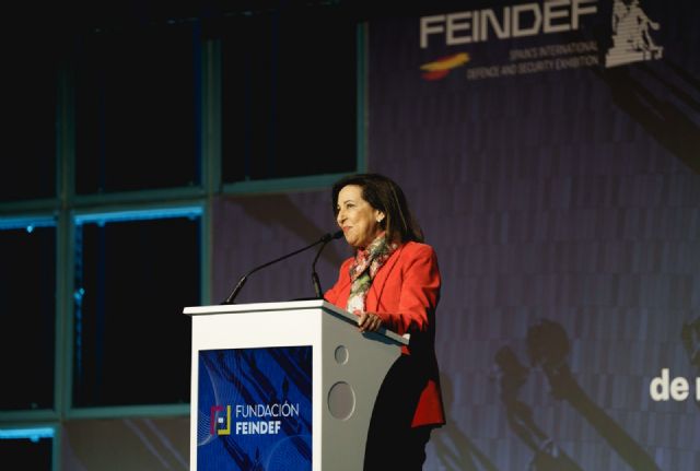 La ministra de Defensa Margarita Robles defiende la apuesta de España por la inversión en Defensa durante la inauguración de FEINDEF 23 - 4, Foto 4