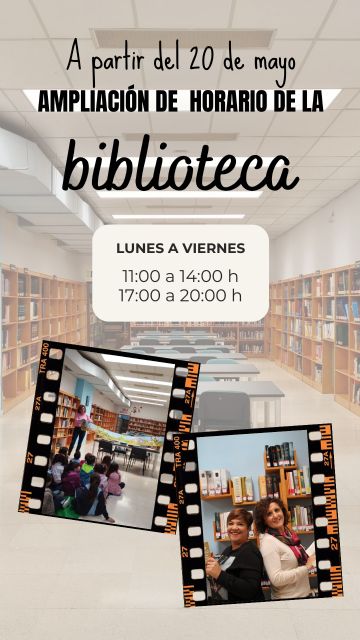 La Biblioteca Municipal amplia su horario de apertura - 1, Foto 1