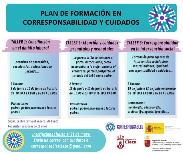 Talleres gratuitos del Plan Corresponsables - 1, Foto 1