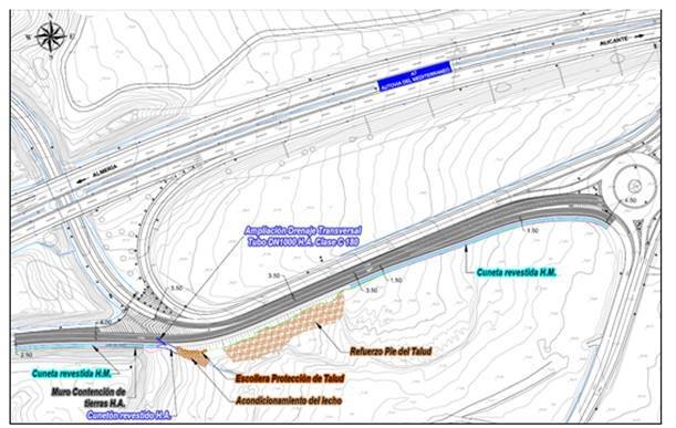 Fomento aprueba el expediente de información pública del proyecto de mejora del enlace de las Torres de Cotillas en la autovía A-7 - 2, Foto 2