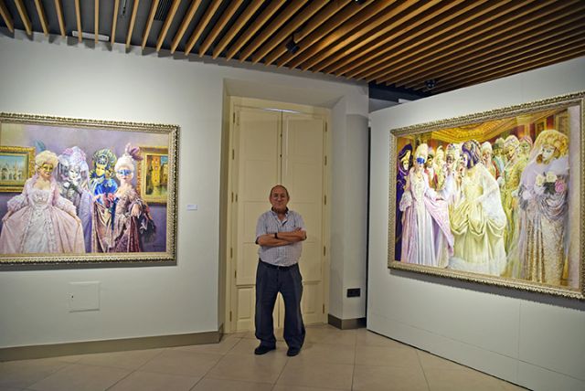 El arte de la pintura. Sevilla . El artista Juan Valdés ha inaugurado su exposición “Pintura” en la Fundación Cajasol - 1, Foto 1